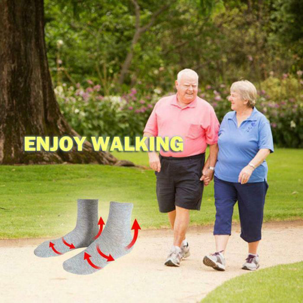 3 6 12 Pairs Mens Womens Heath Diabetic Crew Circulatory Socks 9-11 10-13 13-15
