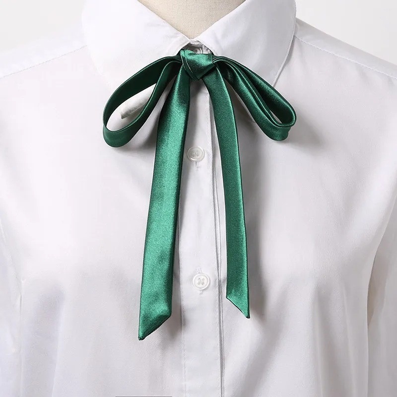 Satin Bow Tie Gambler Western Cowboy Necktie Ribbon for Wedding Men Shirts Suit