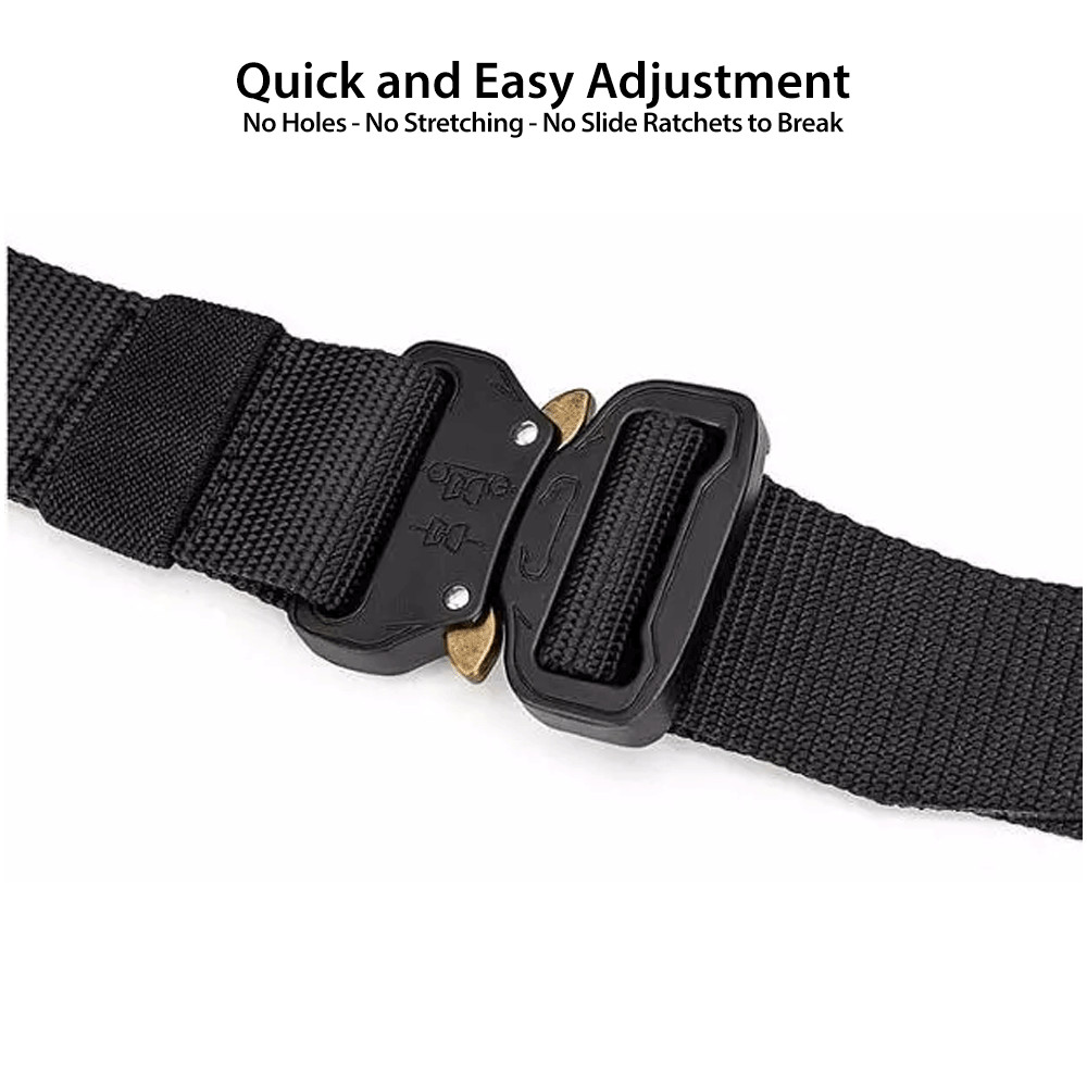 Men’s Casual Military Tactical Belt Army Security Adjustable Quick Release Belt