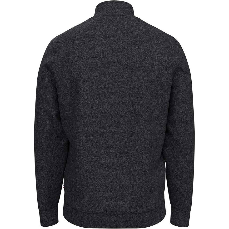 Tommy Hilfiger Mens XL Quarter Zip Pullover Sweatshirt Charcoal Heather Grey