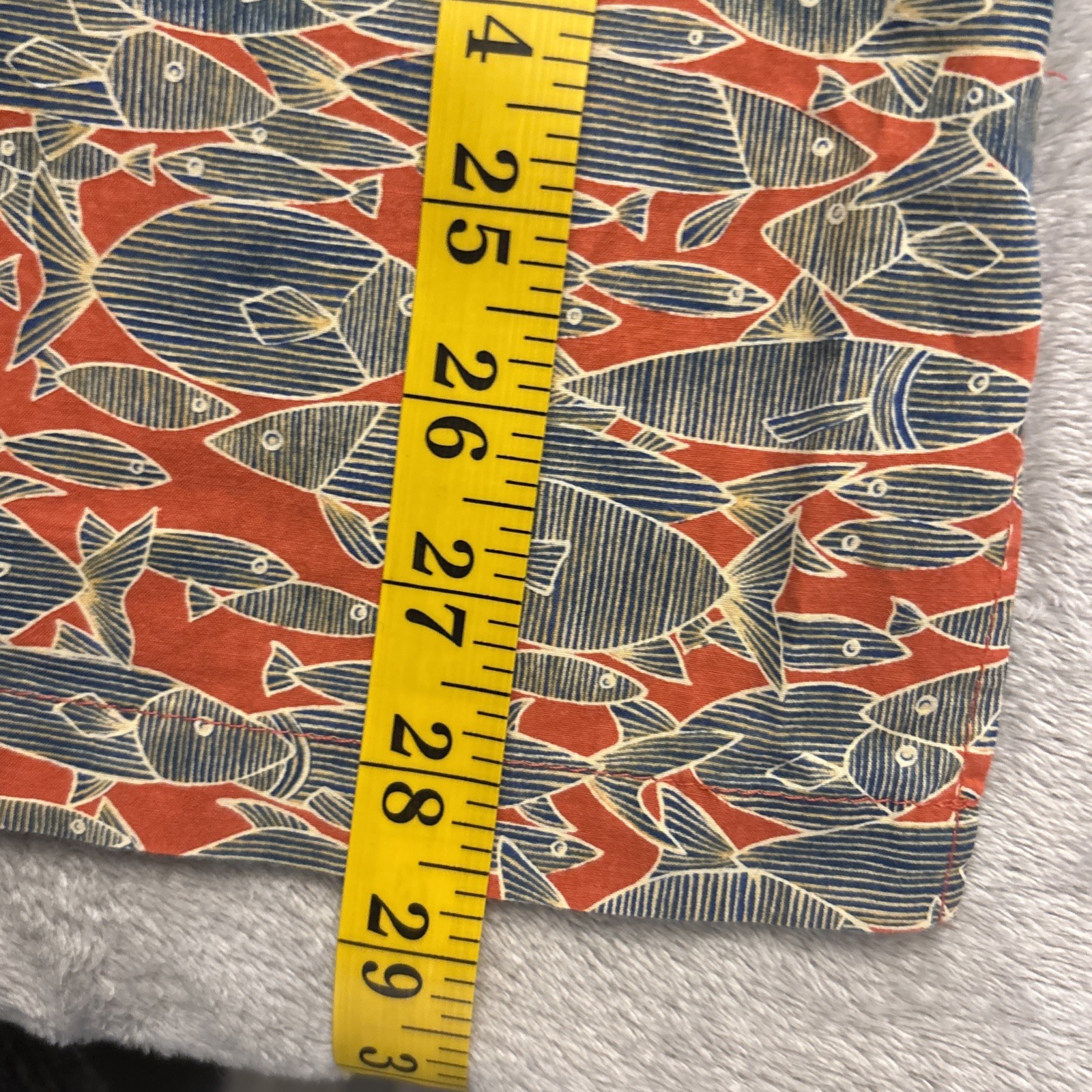 Tori Richard Honolulu Fish Hawaiian Shirt XL Resort Tropical Cotton SS Lightwt