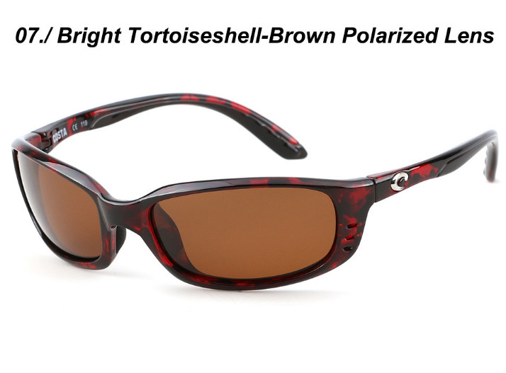 Costa Del Mar Tuna Alley Bright Tortoiseshell-Brown PolarizedLens Sunglasses