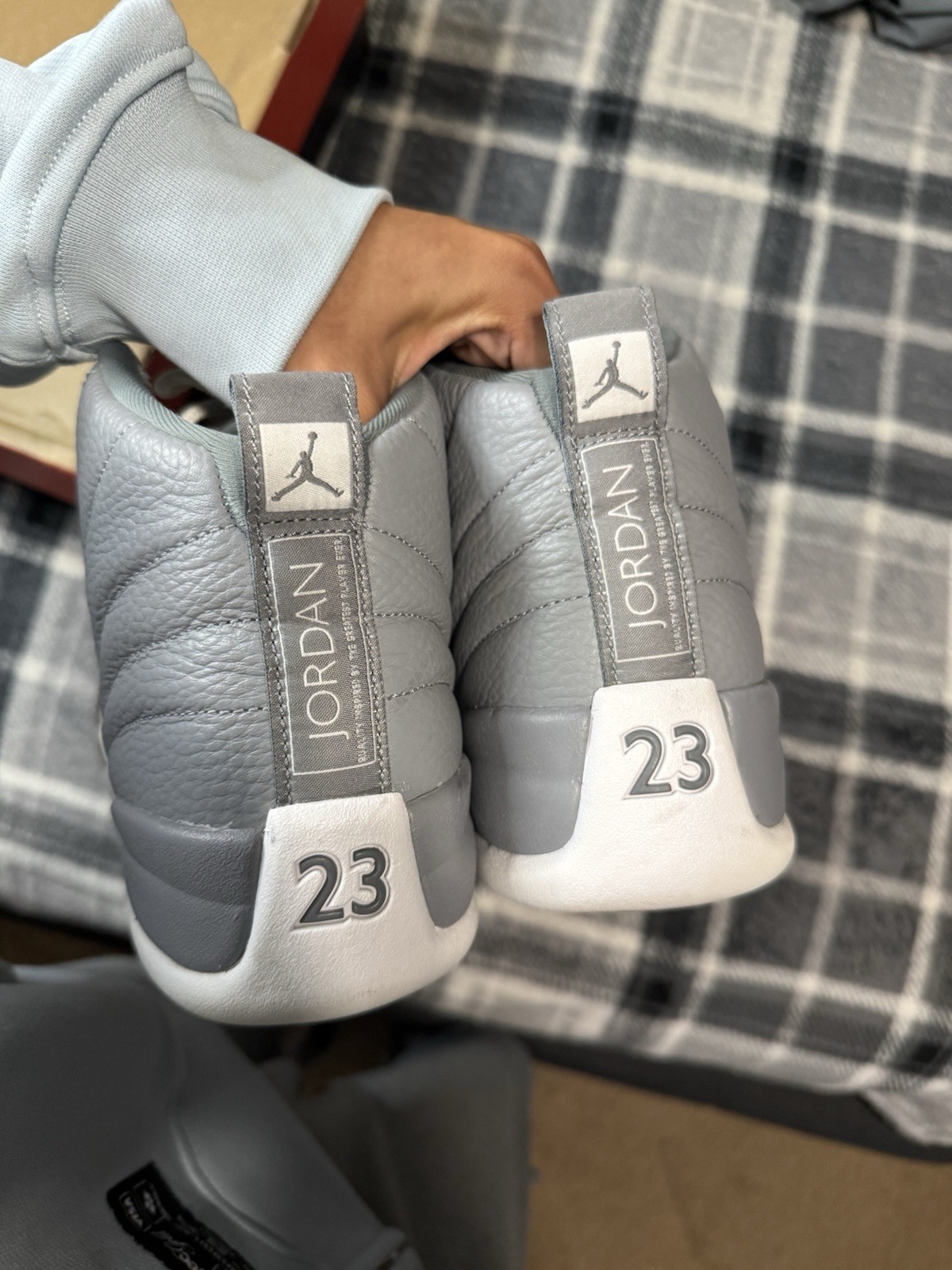 10.5M Jordan Air Jordan 12 Retro Stealth Gray og all