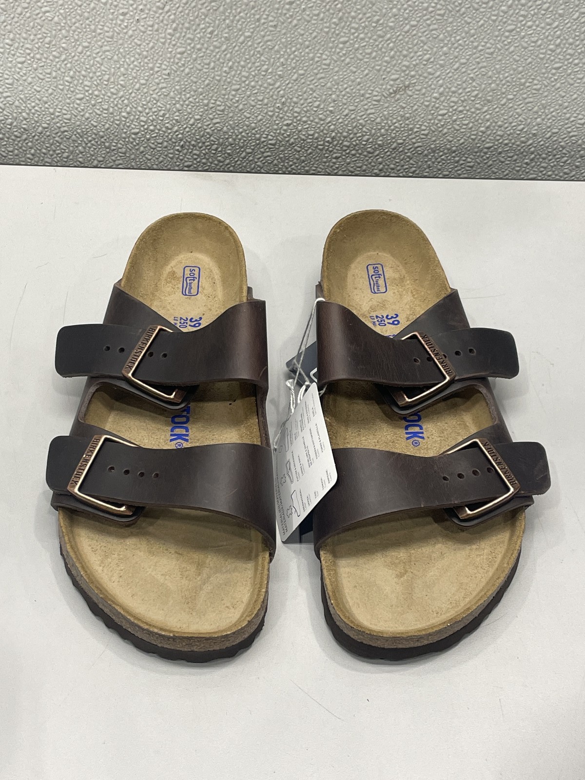 Birkenstock Unisex W8/M6 Arizona Habana Soft Footbed Slip-On Sandals 0452761