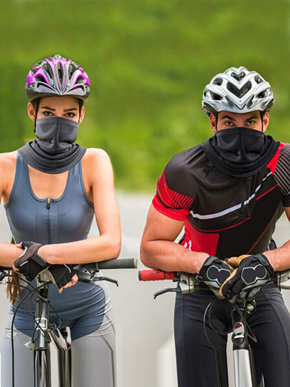 Outdoor UV Protection Half Face Mask Scarf Cycling Magic Neck Gaiter Face Cover