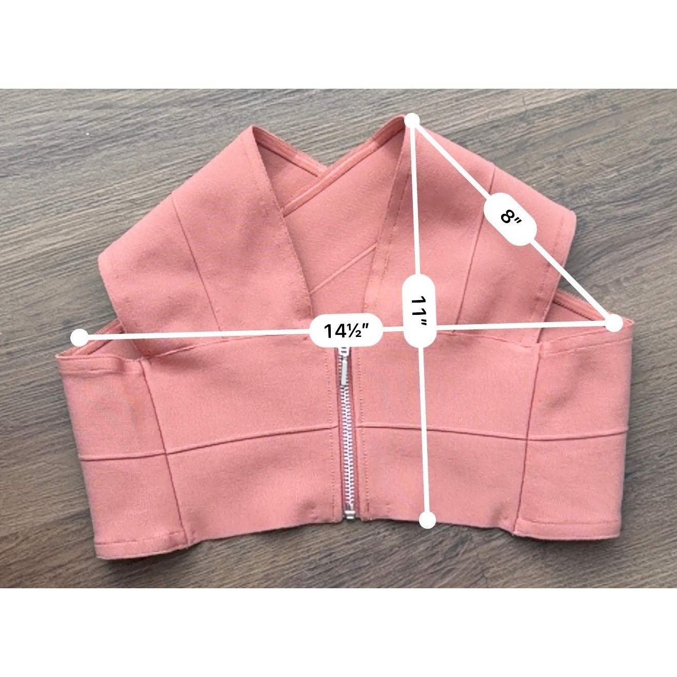 Herve Leger Praline Pink Bandage Criss Cross Crop Top XXS NWT Party Girlhoodcore