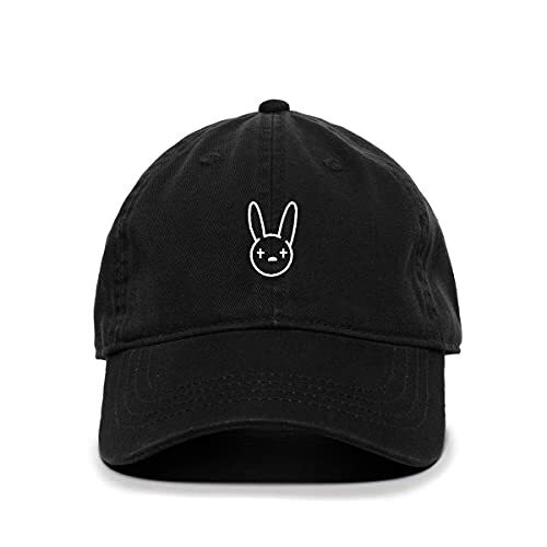 Bad Bunny Baseball Cap Embroidered Cotton Adjustable Dad Hat