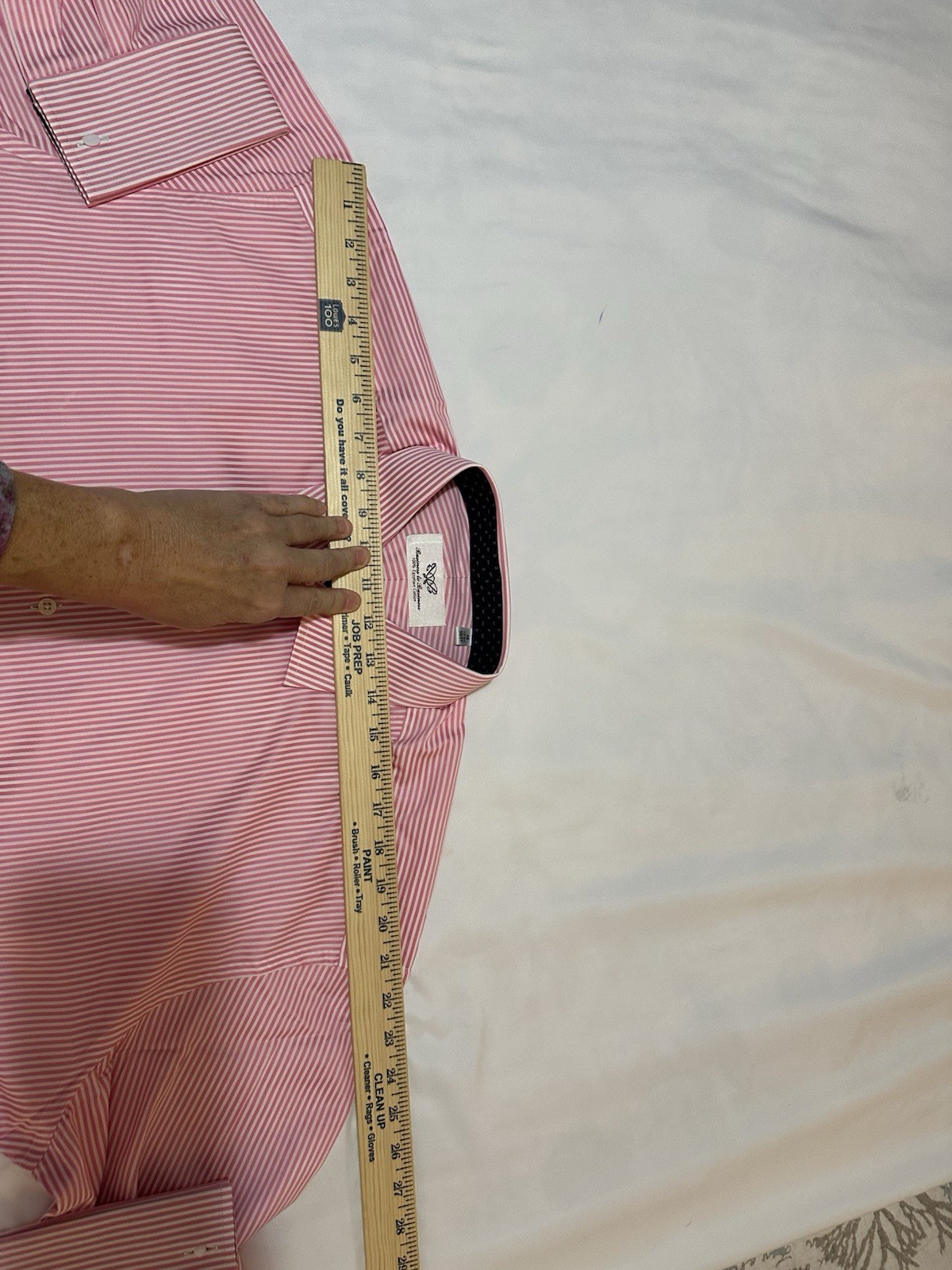 NWOTs Business to Business Men’s Dress Shirt 45-17 3/4-36/37 Long Sleeve Striped