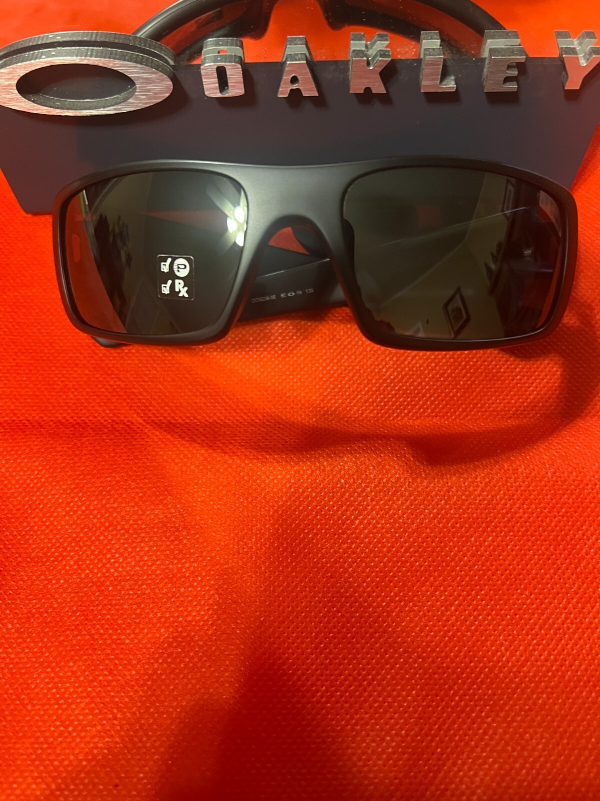 OAKLEY Crankshaft POLARIZED Sunglasses Black Iridium NEW OO9239-06