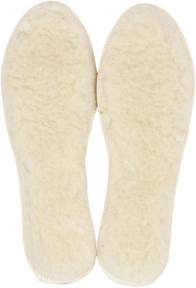 Ultra Soft 100% Sheepskin Insoles – Lightweight, Washable & Cozy Comfort 12×5