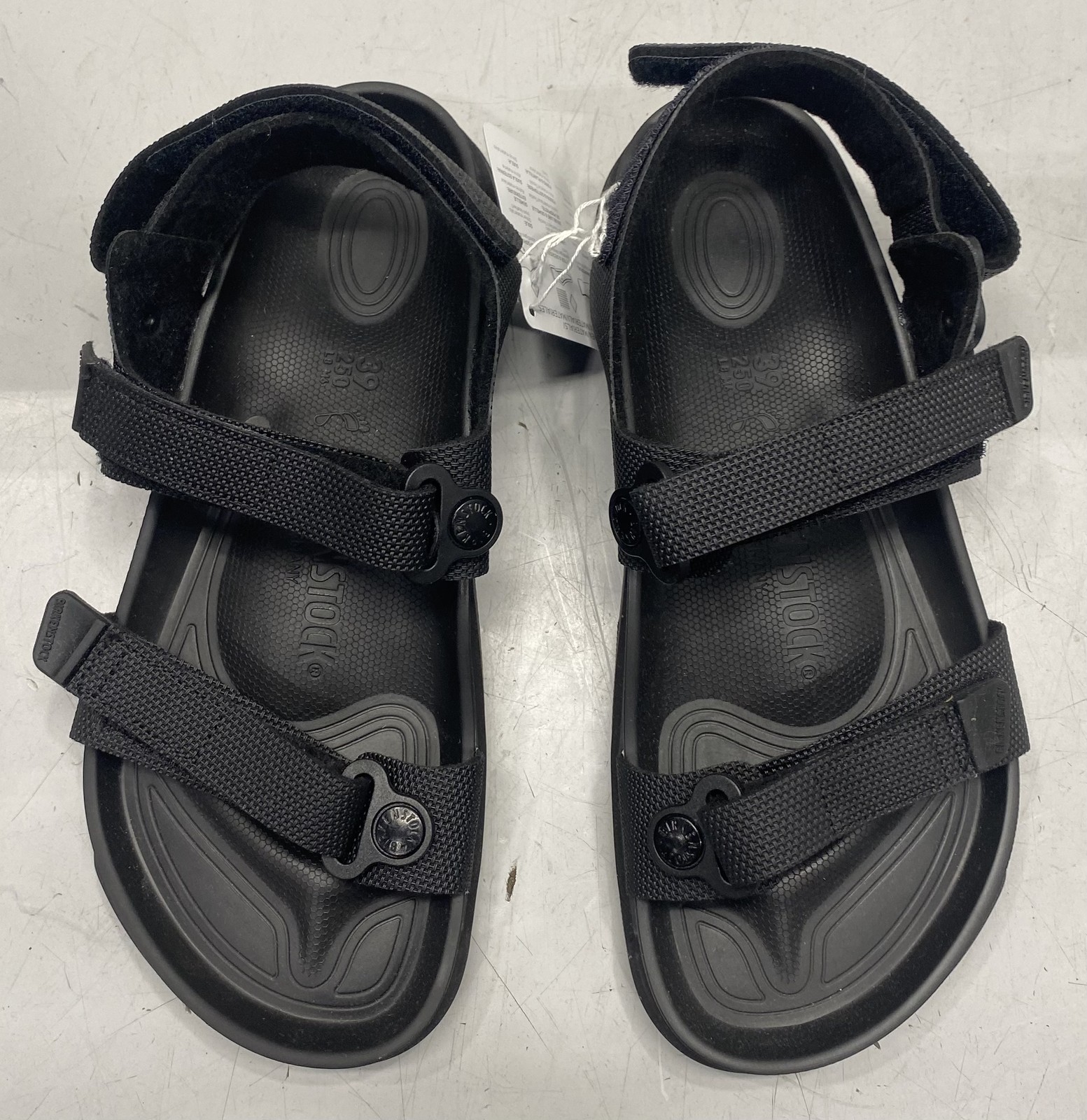 Birkenstock Unisex W8 M6 Kalahari Sandals Black