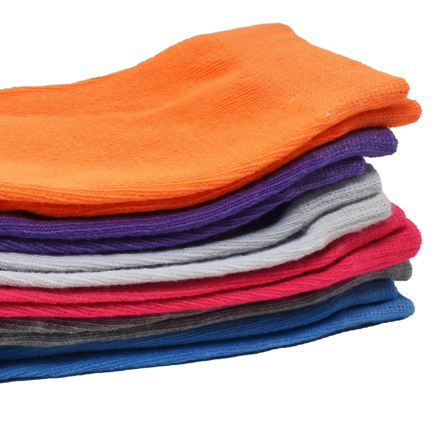 3-12 Pairs Womens Girls Cotton Casual Athletic Sports Ankle Crew Socks Size 9-11