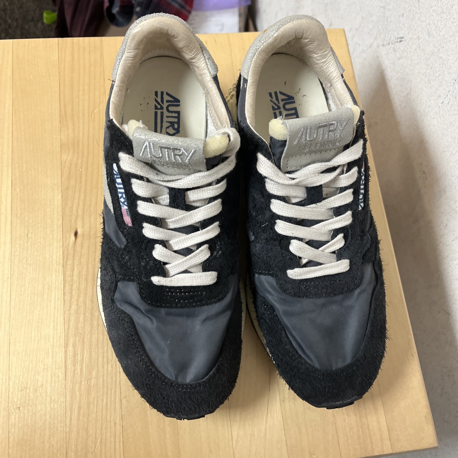Autry Reelwind Brown Suede Navy Leather Sneakers Low Top women EU 38 US W8 M6