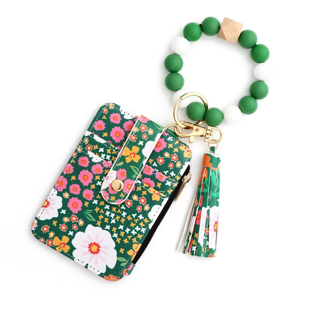 Women’s Tassel Wristlet Keychain – Wallet & Card Case in One, Christmas gift