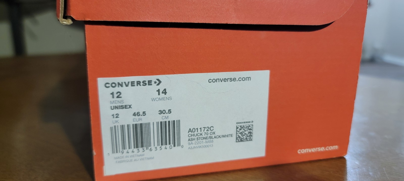 Size 12 – Converse Chuck 70 Low Archive Paint Splatter