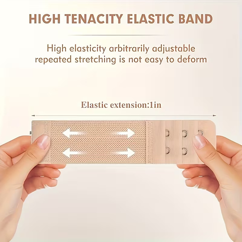 Bra Extender 3-Row (2/3/4 Hook) – Adjustable for Maternity Strapless & Tight Bra
