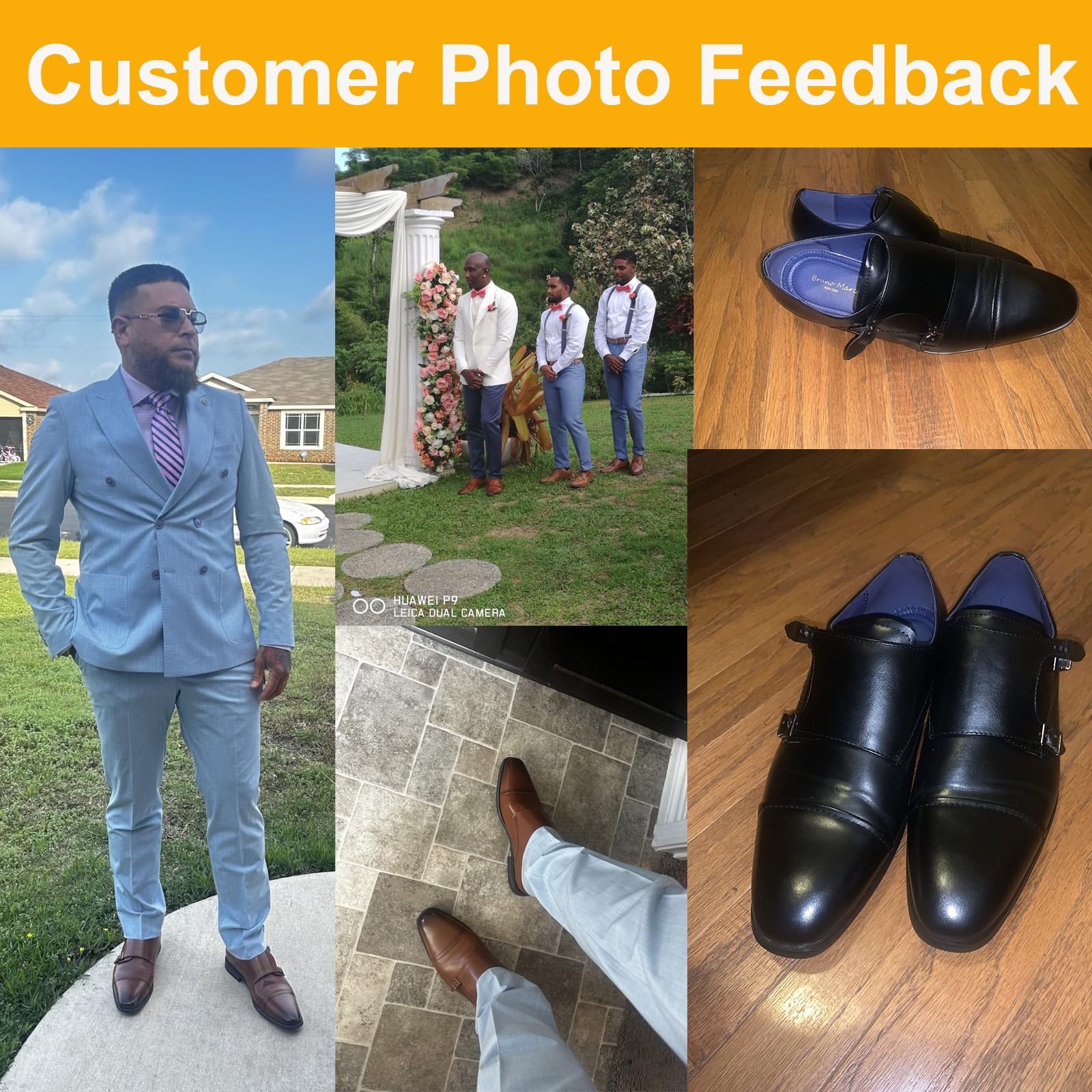 Men’s Dress Shoes Formal Slip on Comfort Oxford Shoes Wedding Shoes