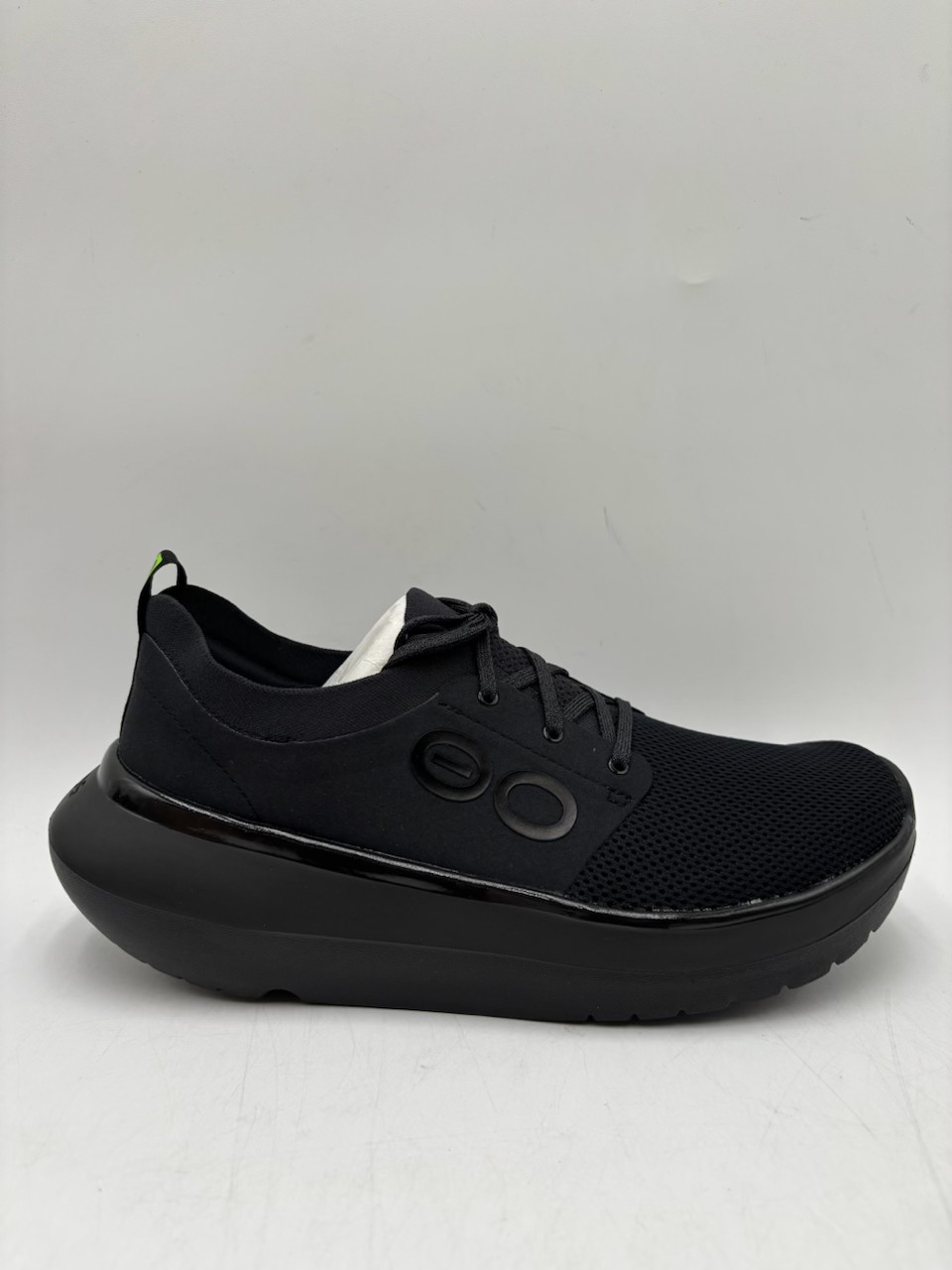Oofos OOMY STRIDE 5087 Men’s NEW Lace-Up Shoe Black Multiple Sizes